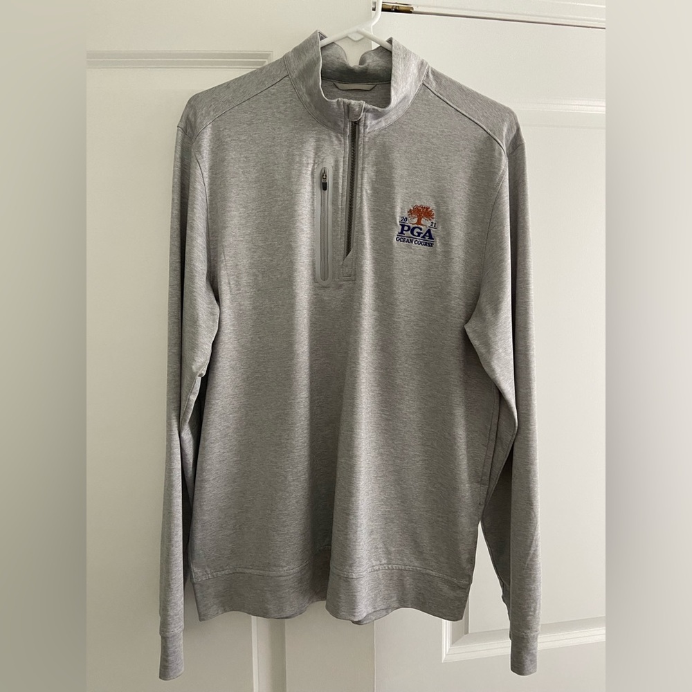 2021 PGA Ocean Course Quarter Zip. Cutter & Buck Brand.
